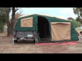 Camper Trailer Tent Setup