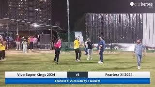 Live Cricket Match | Vivo Super Kings 2024 vs Fearless XI 2024 | 24-Apr-24 05:25 PM | VIVO CRICKET T