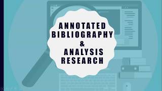 ENC 1102 - Annotated Bibliography and Research