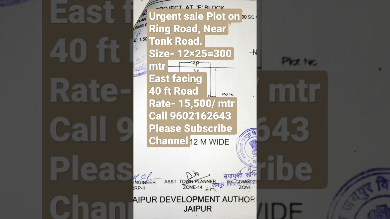 Plot For Sale on Ring Road, Near Tonk Road Jaipur 