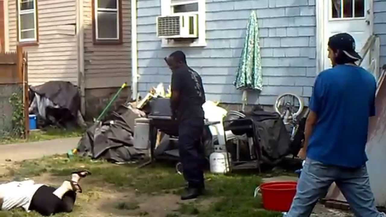 Behind the scenes of "The Plague" Props Blood Squib Raw Test Footage 3