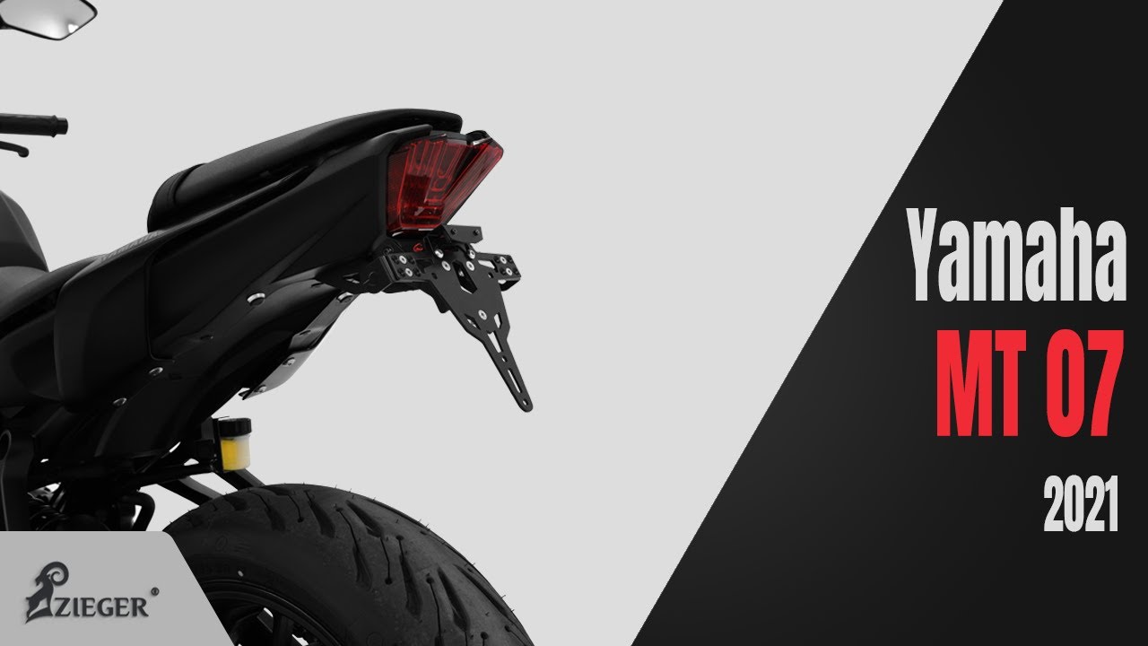 ZIEGER Pro Kennzeichenhalter Österreich - Kurzer Heckumbau Für Yamaha MT-09 Tracer