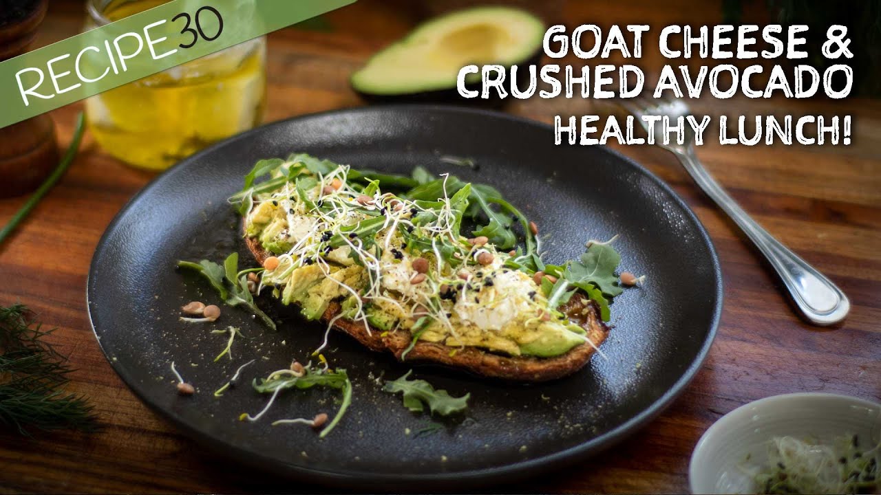 Trying smashed avocado with goat cheese on charred toast will change your life