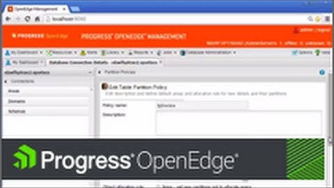 Creating a partition policy and partition policy details using the ABL API