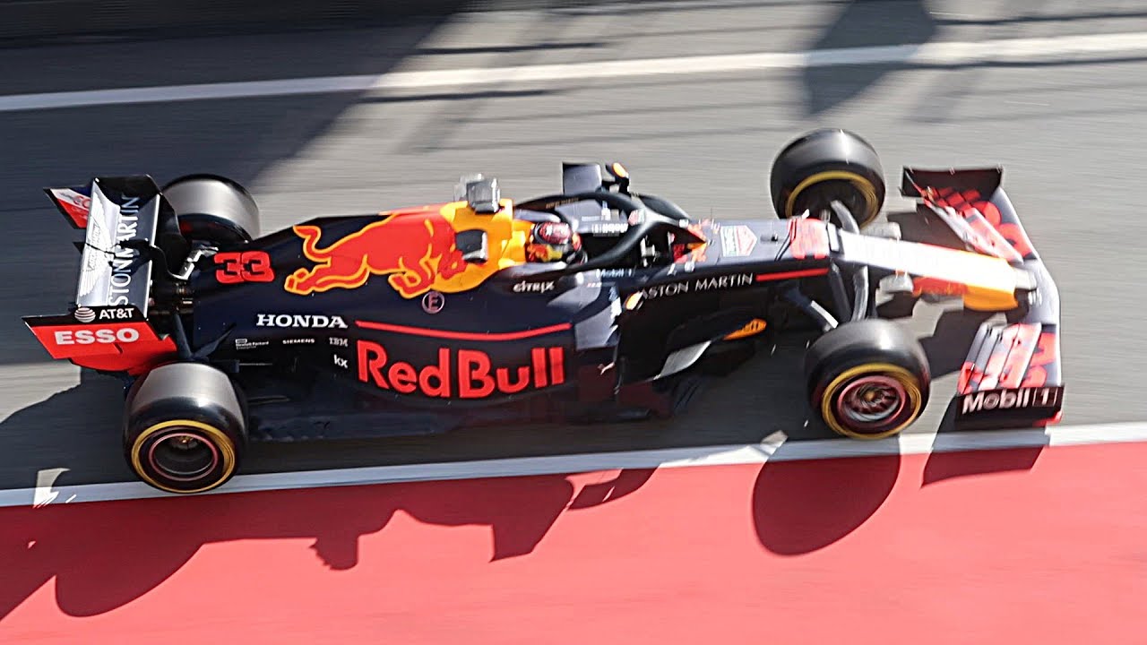  F1  2019  Testing Raw Pure Sound Red Bull RB15 Honda  2019  