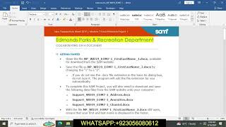 Word 2019 Module 7 End of Module Project 1 || 2019 Module 7 End of Module Project 1