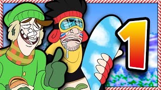 SuperMega Plays SNOWBOARD KIDS - EP 1: It's All Downhill From Here | SnowyMega