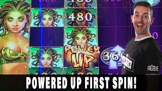 🐍 POWERED UP! 🤑 First Spin Bonus on MEDUSA UNLEASHED 🎰 Inside the First Reopened Casino screenshot 5