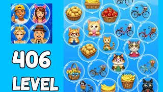Bubble Match Level 406 Walkthrough Solution