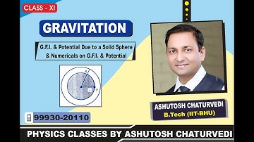 GRAVITATIONAL FIELD INTENSITY & POTENTIAL DUE TO SOLID SPHERE