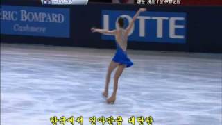 20091018 TEB FS Yu Na Kim Asahi&NBC Audio Sub 480p