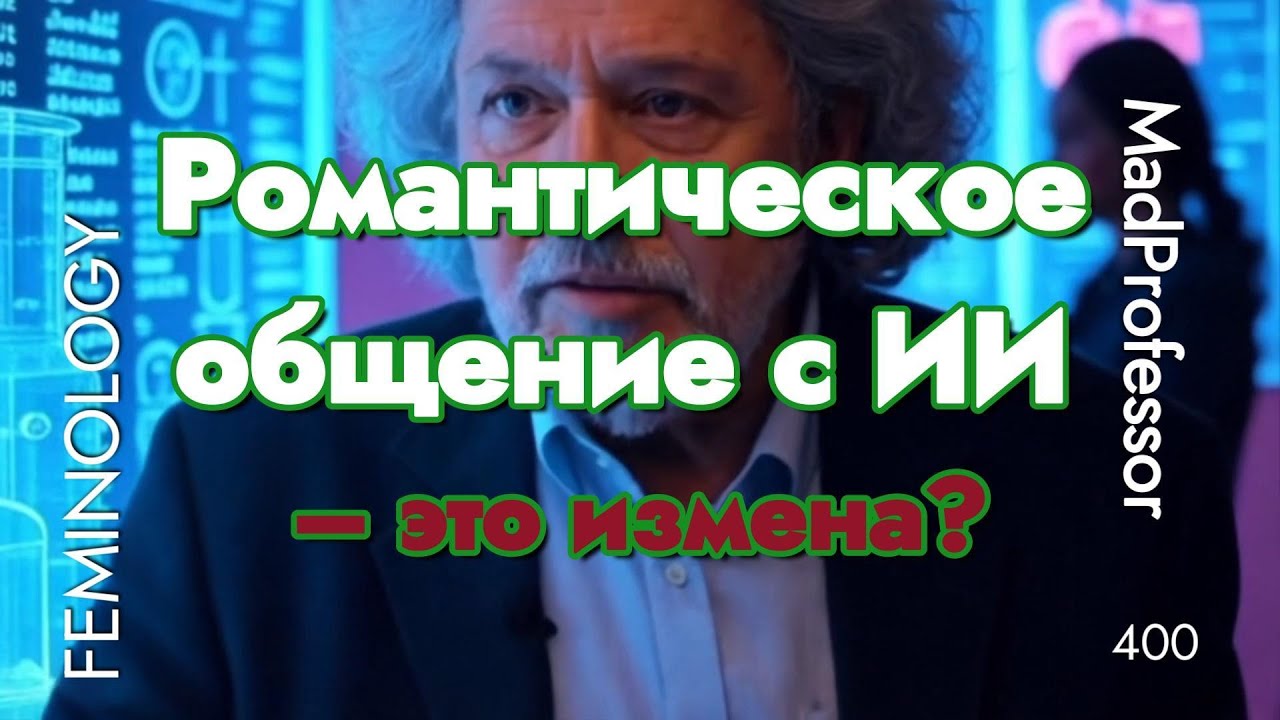 Is #romantic #communication with #AI #cheating? Романтическое общение с #ИИ – это #измена?