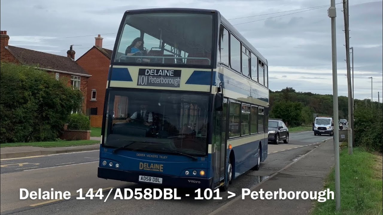 Delaine 144 Volvo B9TL (ZF/€4) AD58DBL - Loud!