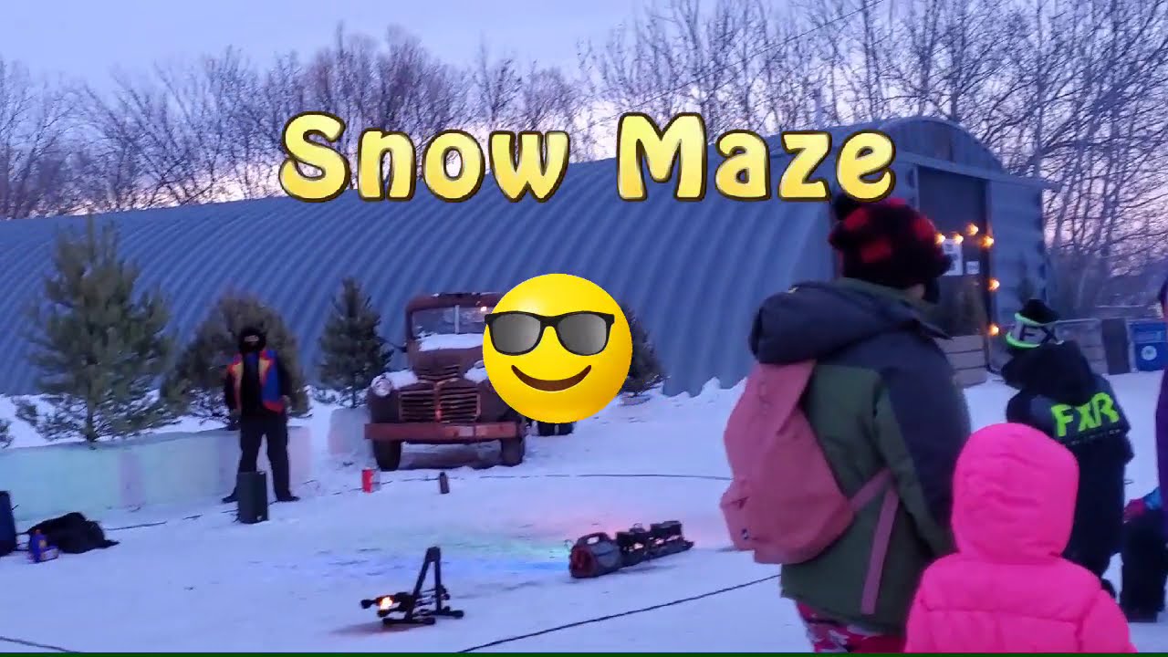 Snow Maze at St. Adolphe