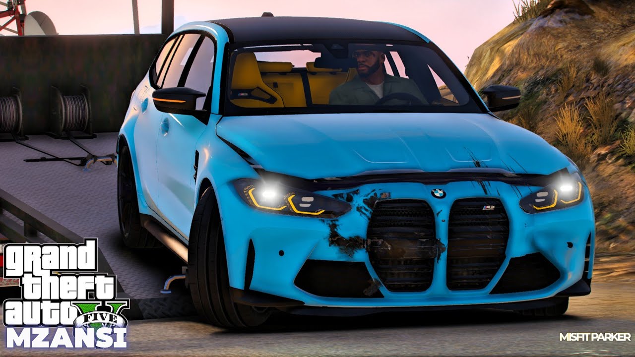 GTA Mzansi - The kasi Playboy | Эпизод 54 | BMW M3 Touring 2020 года попал в УЖАСНУЮ автокатастрофу!