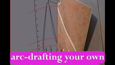 Arc-drafted 18th century stays patterning class