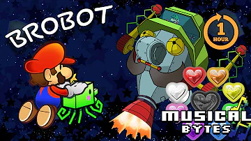 Super Paper Mario Musical Bytes - Brobot Battle for One Hour - Man on the Internet ft. @JunoSongs