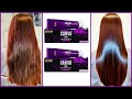 How To use Parlour like hair straightening kit at home/Streax canvo straightening kit/Review & Demo