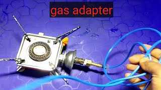Camping stove making (ADAPTER)|| Gas adapter (DIY)