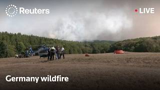 Live: Wildfire Closes Up On A Residential Area In Germany
