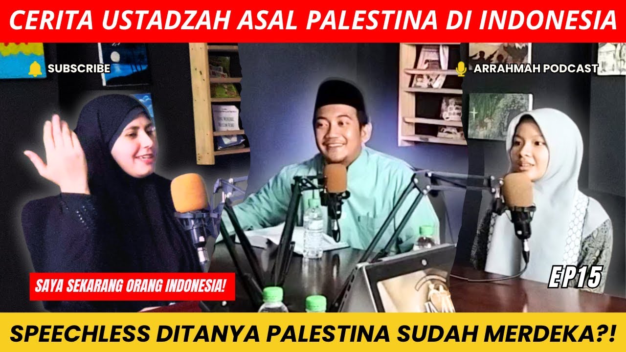 𝐊𝐞𝐡𝐢𝐥𝐚𝐧𝐠𝐚𝐧 𝐓𝐚𝐧𝐚𝐡, 𝐓𝐚𝐩𝐢 𝐓𝐢𝐝𝐚𝐤 𝐊𝐞𝐡𝐢𝐥𝐚𝐧𝐠𝐚𝐧 𝐈𝐦𝐚𝐧: Kisah Ustadzah Palestina di Indonesia | Podcast Ep. 15