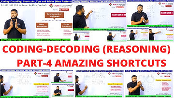 Coding Decoding(Reasoning)-Shortcuts-4 #codingdecoding  #ICET #ssccglreasoning  #ibps2020 #reasoning