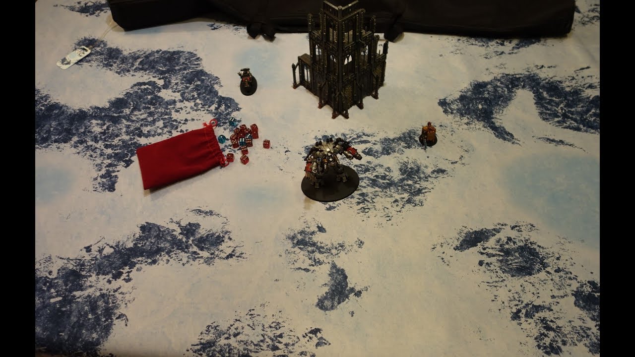 Mallorie reviews the Frontline Gaming 6x4 snow theme battle mat!