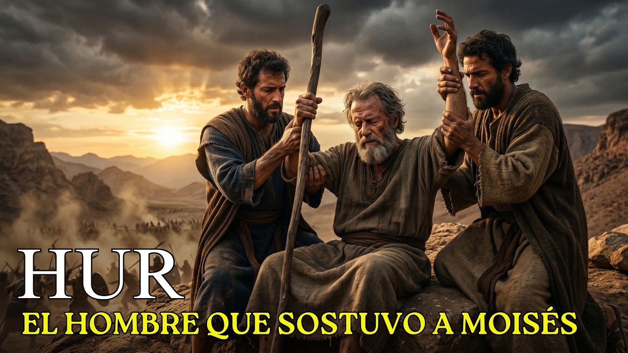 HUR: El Hombre Que Sustentó A Moisés Cuando Sus Fuerzas Se Agotaron | Historia Bíblica