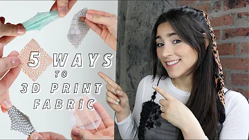 Can you 3 D print clothes?