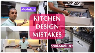 Avoid These Mistakes While Planning Modular Kitchen | Kitchen Design Mistakes (& How to Fix Them)