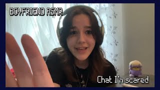 REACTING TO BOYFRIEND ASMR (again…) | Goth bully, Jealous ex, & Leon Kennedy