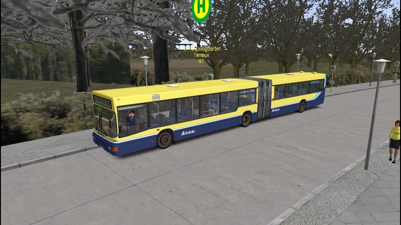 Omsi 2 New Berlin 2.1 route 147 Man NG272 Dublin Bus