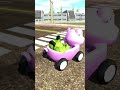 hulk on piggy car 😃