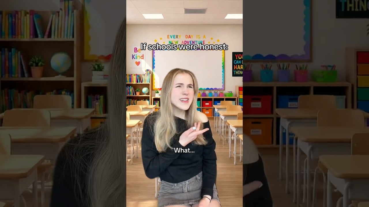 If schools were honest #pov #comedy #skit #relatable