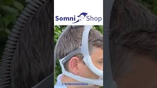 Auf der Seite schlafen mit CPAP Maske #cpap #cpapmask  #seitenschläfer #somnishop