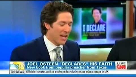 Joel Osteen compromises on homosexuality ! false prophet.