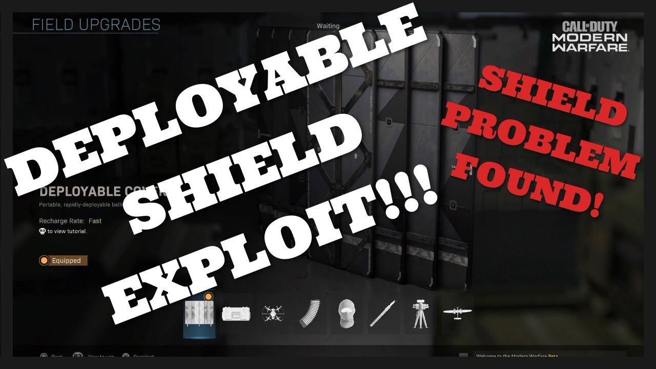 COD COD WarZone Deployable shield/Cover exploit. - YouTube