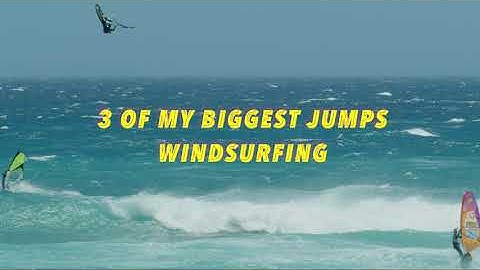 3 of the biggest Jumps of my Life windsurfing !| Ricardo Campello