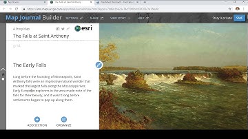 Customizing your Web Map Display in the Story Map Builder (Story Maps Series)