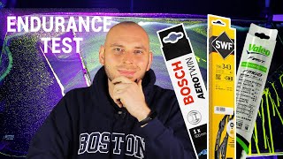 The Best Wiper Blades? - 2020 ENDURANCE TEST - Bosch Aerotwin VS SWF VisioNext VS Valeo First