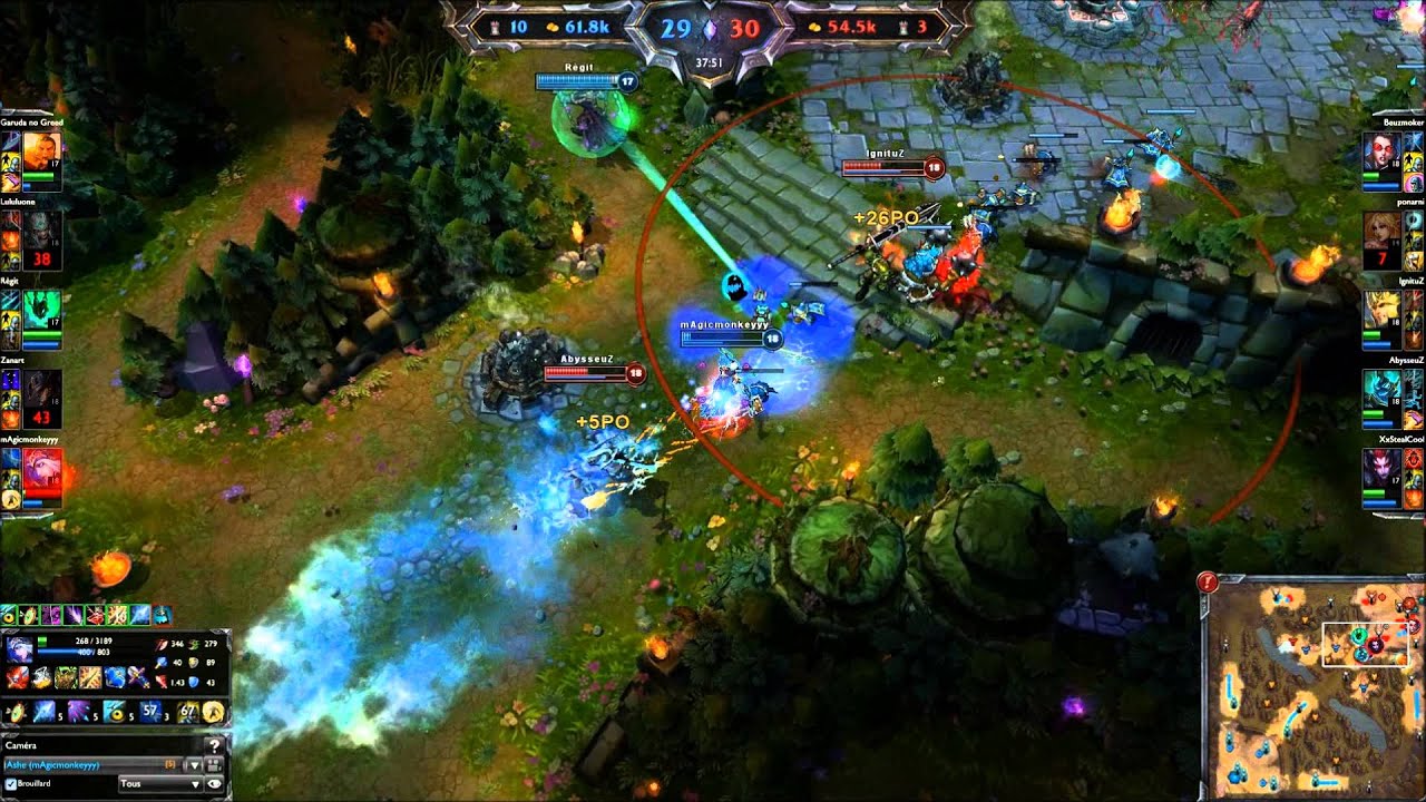 League Of Legends Ashe and Tresh big plays