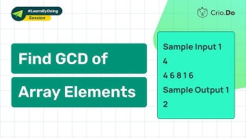 Find GCD of Array Elements | Java | Master DSA Interview Questions