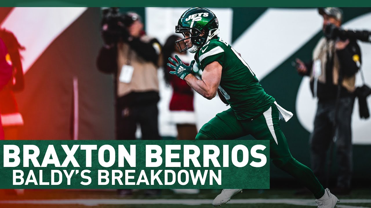"Braxton Berrios Stepped Up On Sunday"| Baldy's Breakdown: Braxton Berrios | The New York Jets | NFL
