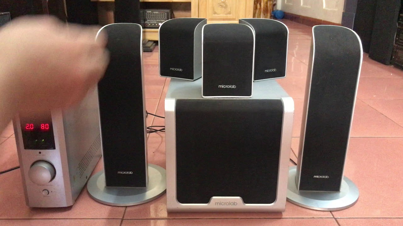 Test loa vi tính Microlab FC861-5.1 đời 2009 (đã bán) - youtube