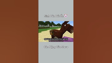 Sinh Tồn Bất Ổn 🤡 ( Tập 1697 ) : Cân Nặng Của Steve #shorts #minecraft