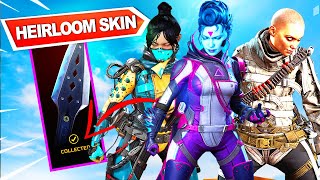 Wraith's Heirloom Skins Apex Legends (BEST LEGENDARY SKINS TO USE WITH WRAITH'S KUNAI) PART 2