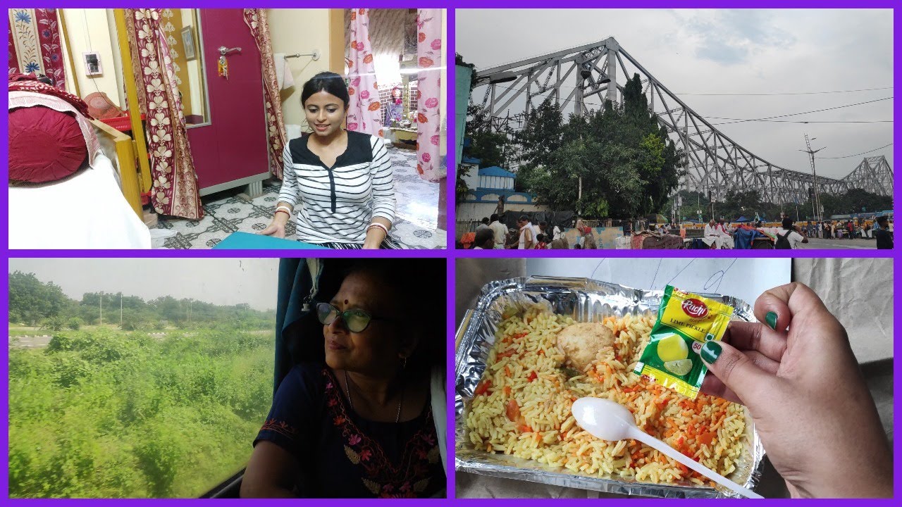 We are in Kolkata for Durga Puja Festival | Train Journey from Hyderabad to Kolkata | Glam With Me