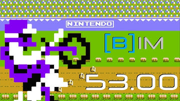 Excitebike [NES] speedrun | Selection B | Track 1M (53.00) *World Record*