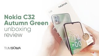 Nokia C32 Autumn Green - Unboxing Review