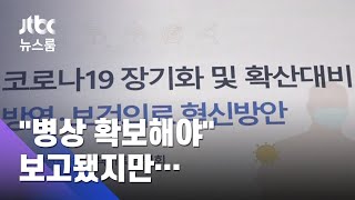 [단독] "3차유행 대비, 병상 확보해야" 4달 전 청와대 보고됐지만… / JTBC 뉴스룸